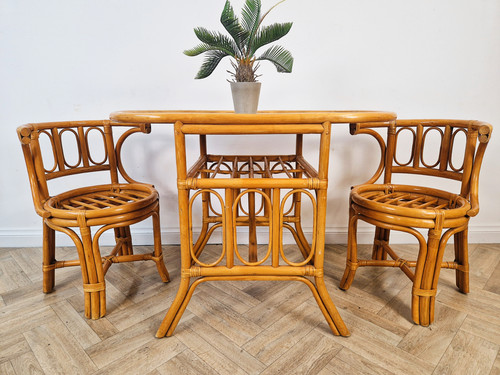 Vintage mid century wicker - vintage,
