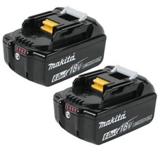 2 x  Genuine Makita 18V 6.0Ah