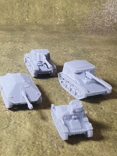 Resin printed ww2 - 3d,