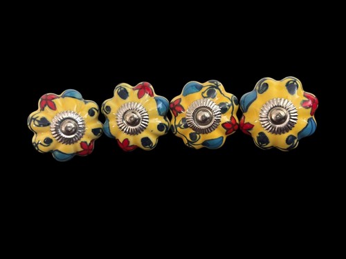 Darice cabinet knobs yellow - cabinet,