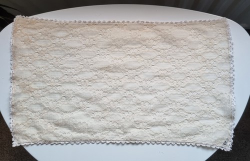 Vintage lace place mat - lace,