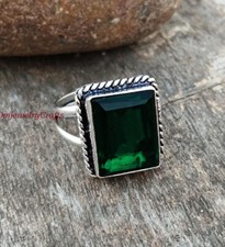 Green Emerald Rectangle