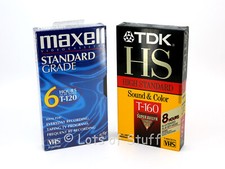 2 Sealed VHS Video Cassette