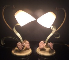 Pair Vintage Retro Ornate