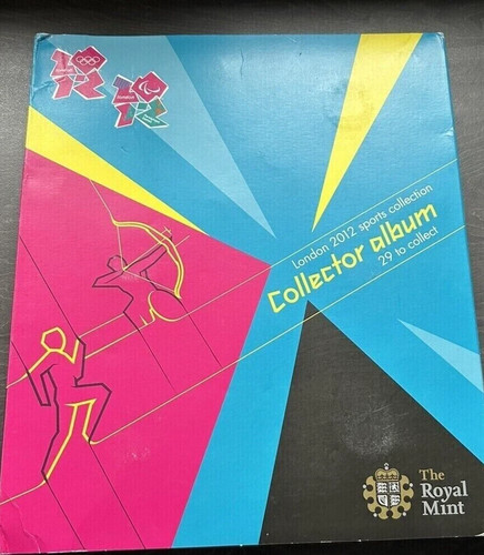 Empty olympic coin album - empty,