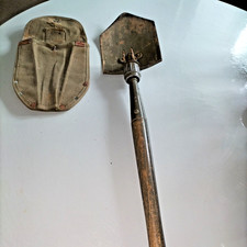 WW2 Vintage Military Army Folding Shovel Entrenching Tool genuine 1940 