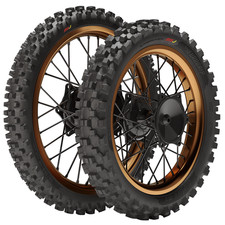 Small Wheel Tyres EuroGrip Climber MX Junior 60/100 -14 & 80/100 -12 TT Pair