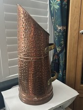 Vintage Copper Coal Scuttle