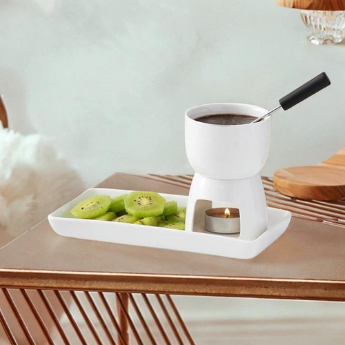 4pcs chocolate fondue pot - chocolate, set