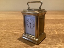 Brass Miniature Carriage Clock