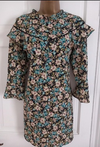 Zara floral print mini dress - print,