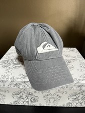 Quiksilver Men's Graphic Grey Baseball Cap Vintage One Size