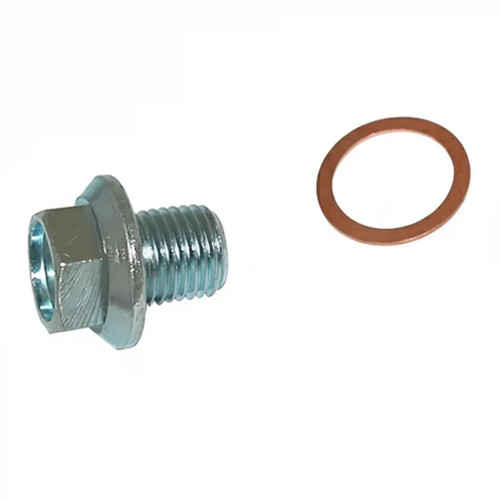 Oil pan drain plug - , external