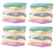 Premium 100%Cotton Cellular Extra Soft Baby Unisex Blanket Cot Pram Moses Basket