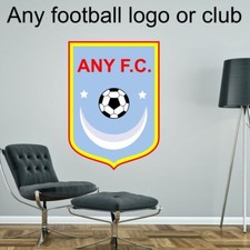 Any Football Club Badge Wall