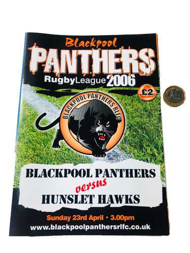 Rugby programme blackpool - programme,