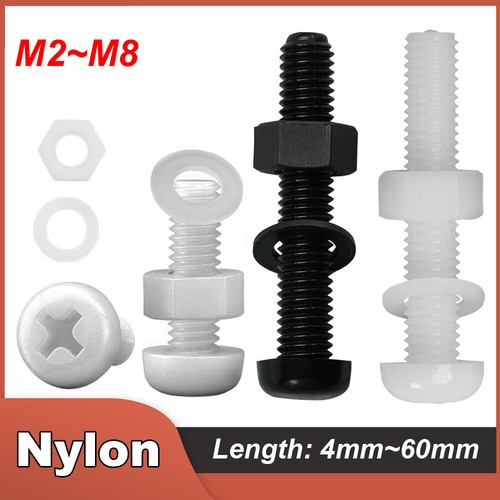Nylon plastic phillips - m8,