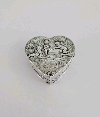 Antique silver cherubs - antique,