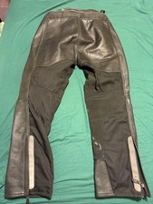 Rev’it Ignition 3 Motorcycle Jeans Black Leather Textile Waterproof Trousers