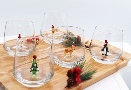 Handblown figures inside - figures, glass