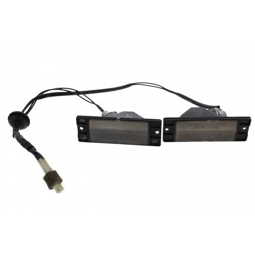 Rear number plate lamps and - lamps,