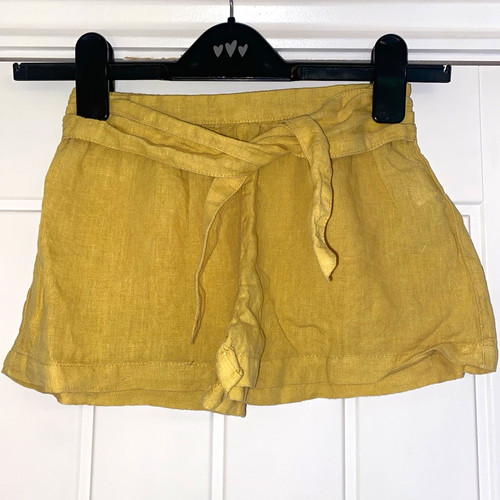 Zara kids girls yellow shorts - zara,