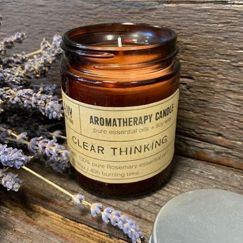 Aromatherapy candle clear - aromatherapy,