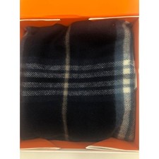 Monti Gents Scarf - Navy Check