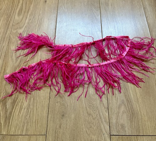Ostrich feather boa trim - ostrich,