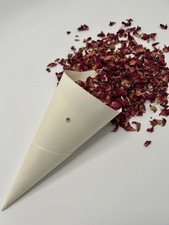 25x Wedding Confetti Cones