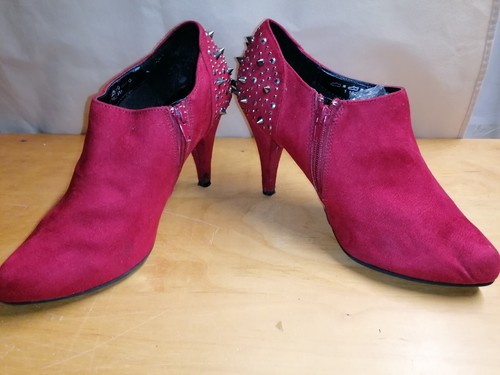 Ladies red ankle boots size - boots,