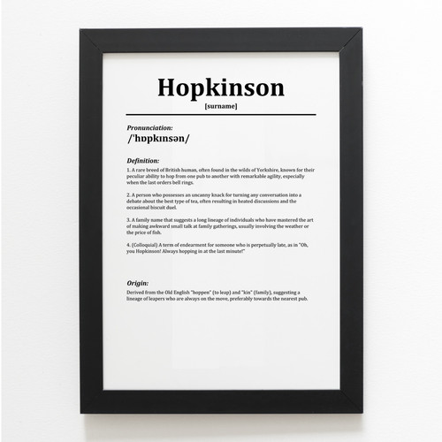 Print hopkinson funny - print,