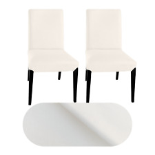 2 Pack - White Dining Chair