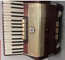 Weltmeister Worldmaster Piano Accordion 80 Bass 34 Treble Key 5 Register Coupler