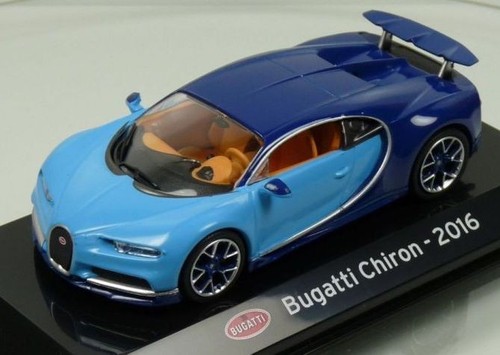 Bugatti chiron blue die cast - bugatti,