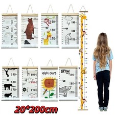 Wall Hanging Child Growth Chart Removable Height Measure Ruler  Home Decoration