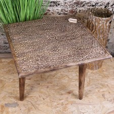 Ibra Large Side Table Burnt