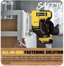 Electric Goddess Nail Gun  Brad Nailer for Dewalt 18v Battery