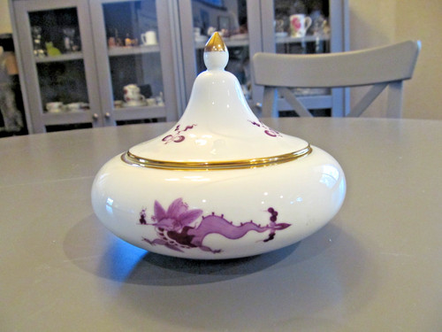 Meissen purple court dragon - purple,