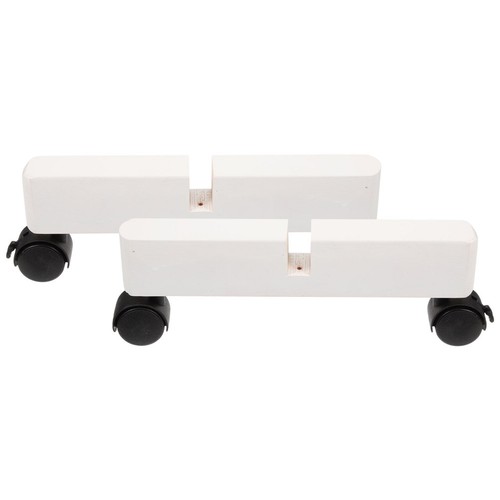 2pcs white wooden - 2pcs,