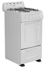 GRO20 20" White Gas Range Oven