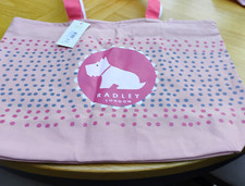 Radley~Canvas Tote Bag~(GOING DOTTY)