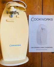 Cookworks Electric Can Tin Opener and Knife Sharpener