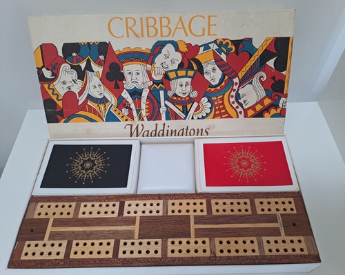 Waddingtons cribbage set - cribbage,