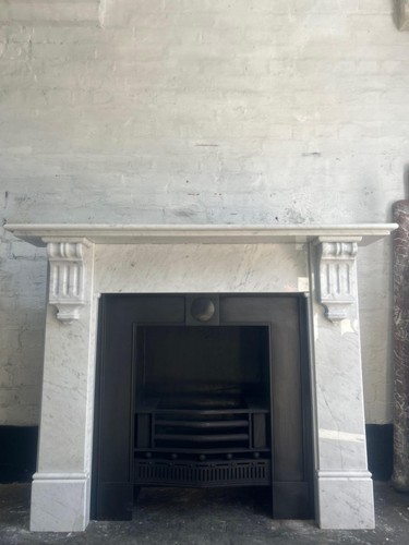 Marble fire surround - fire,