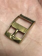 Omega Vintage Watch Buckle Gold VGC 16mm