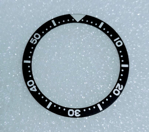 Black aluminium bezel - black,
