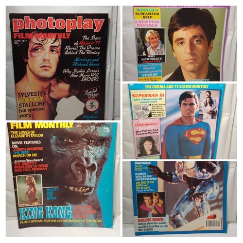 Vintage movie magazines bundle - magazines,