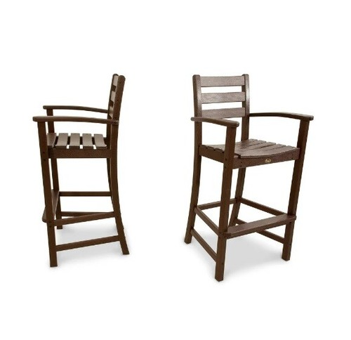 Brown bar stool set height - brown,