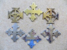 rare 6 GOTHIC / STEAM PUNK DECORATIONS decorative ornaments clothing hats metal